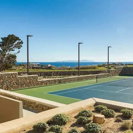 Gaia, Unique Villa, Private Pool & Tennis Court & Boules * Páros