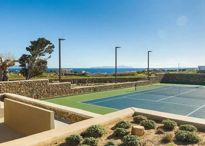 Gaia, Unique Villa, Private Pool & Tennis Court & Boules * Drios
